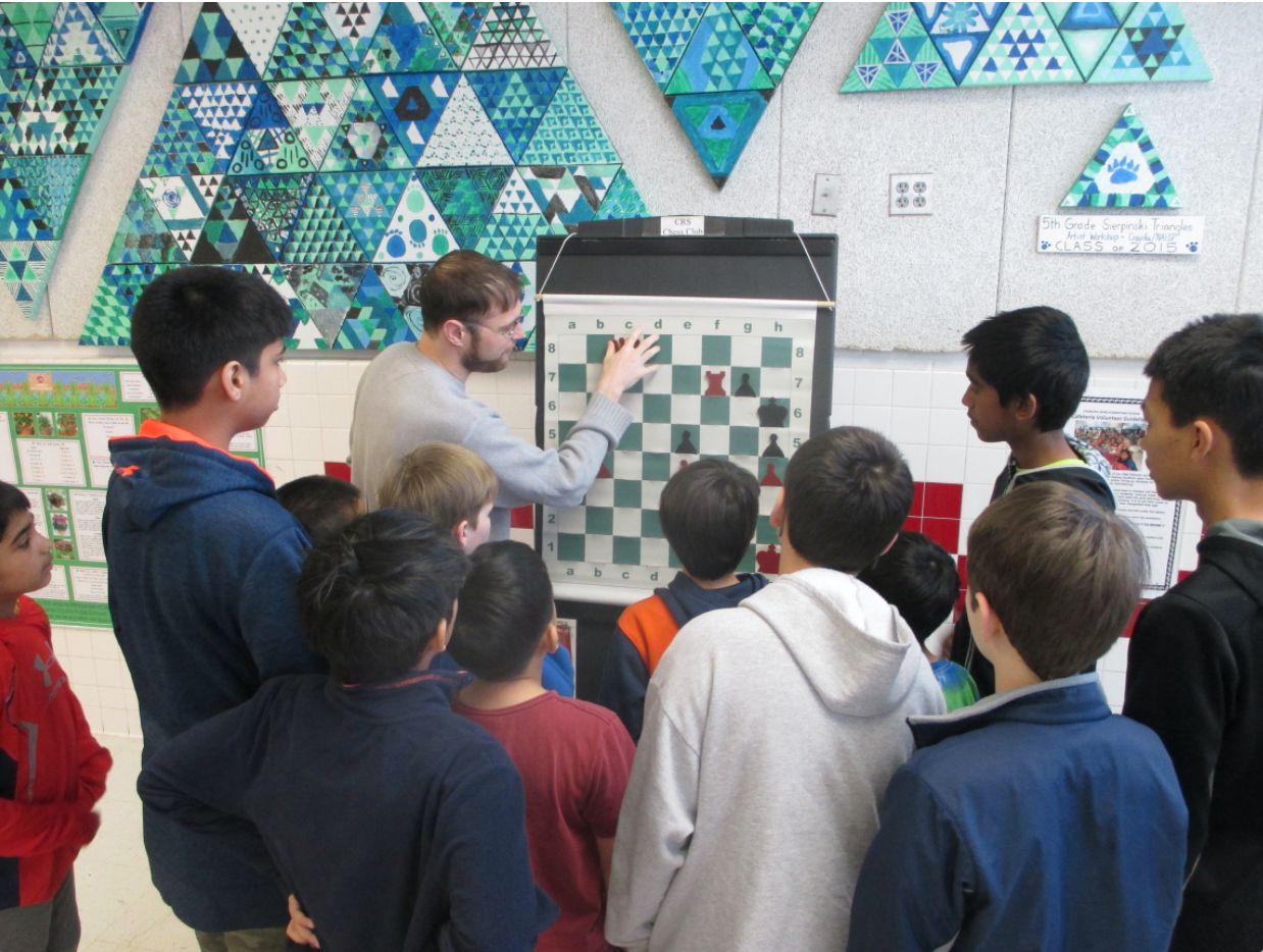 Swain teaching chess