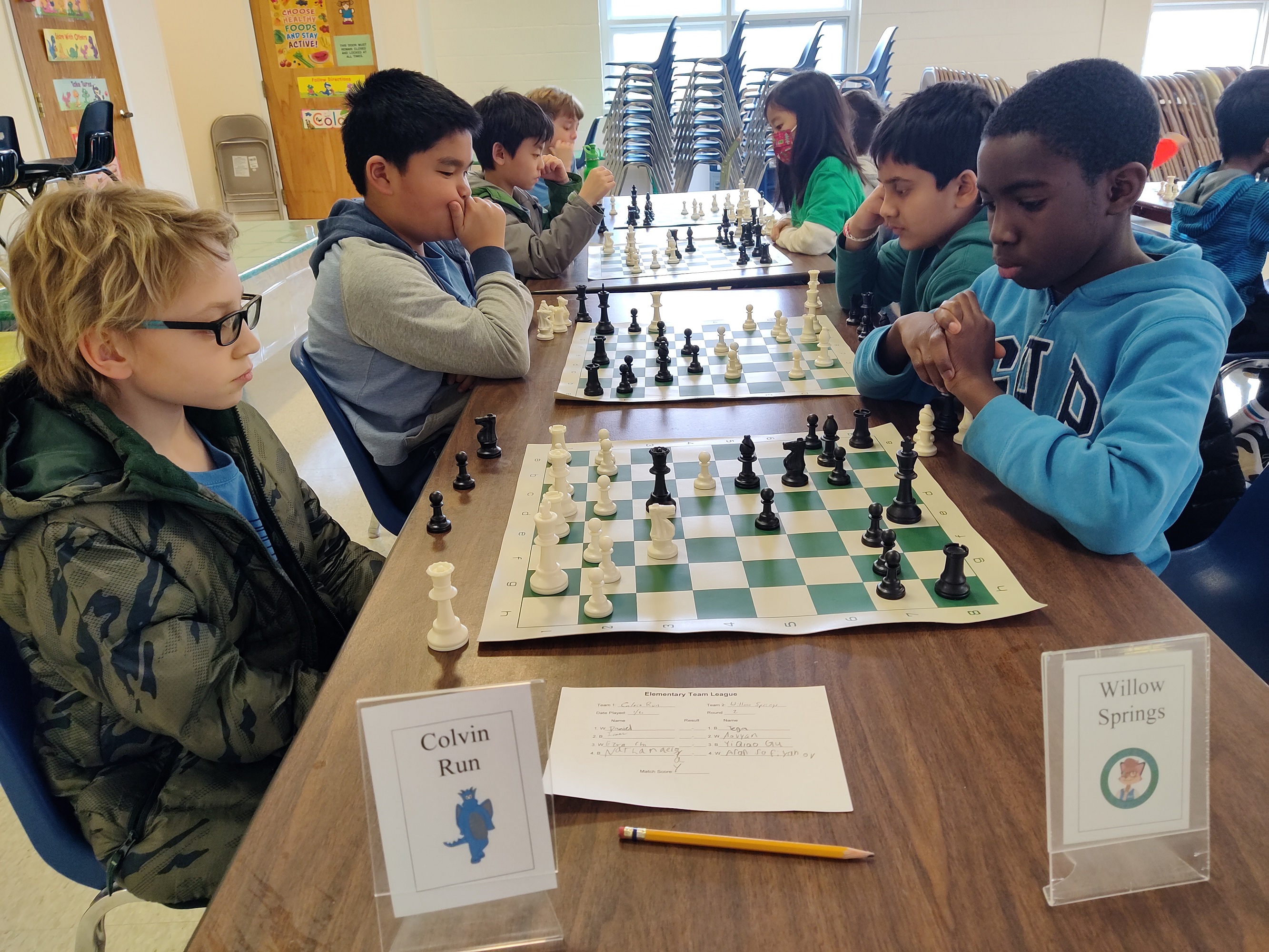 Elementary Team League 2023-24 Round 1 Results - U.S. Chess Center