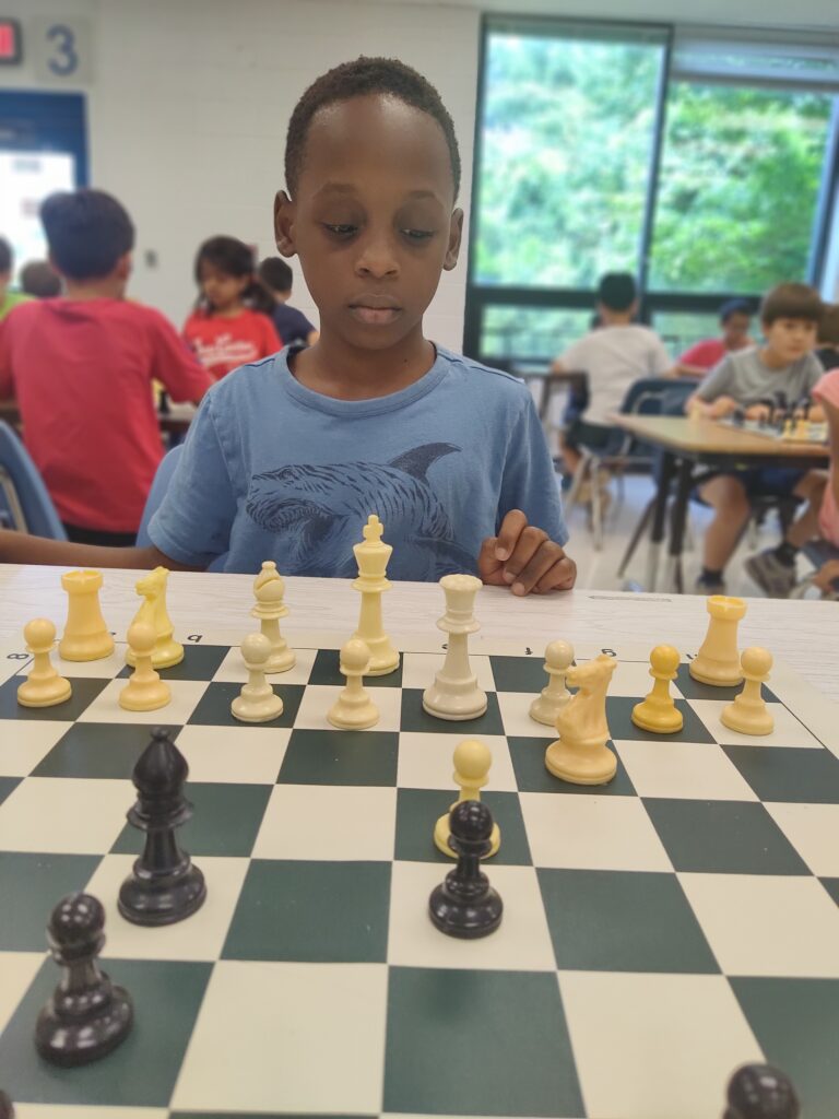 Campers take chess game to new levels
