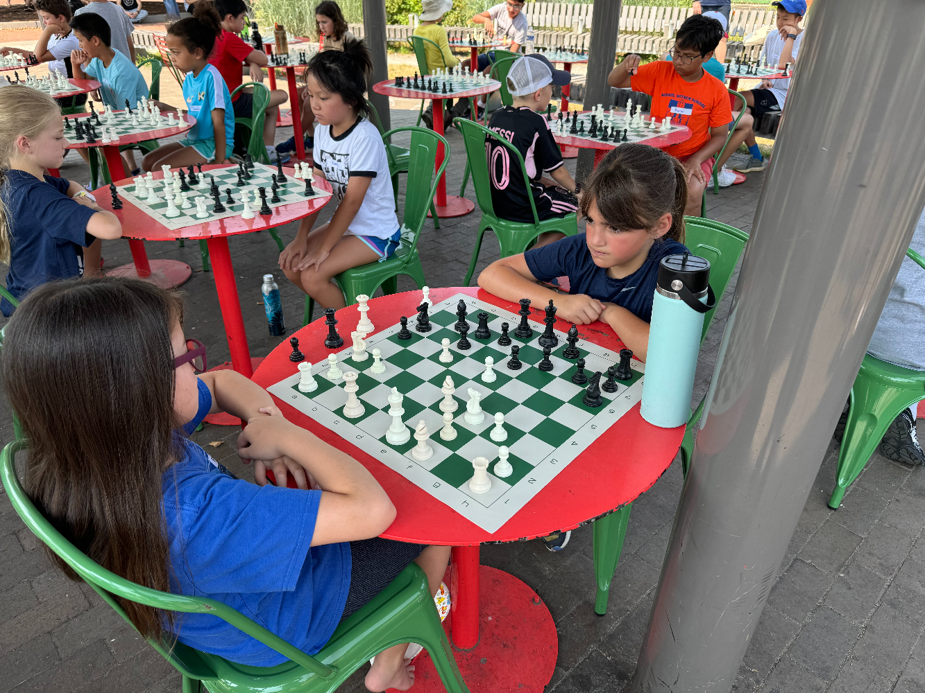 Dozens Of Students Beat The Heat At Chess In The Park - U.s. Chess Center